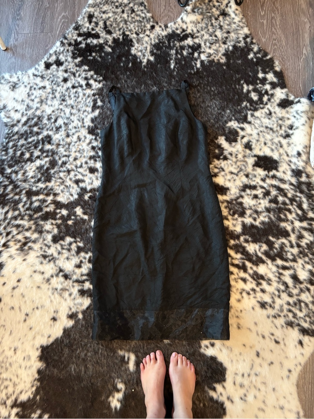 Smica Black Midi Dress - Elegant Everyday Style